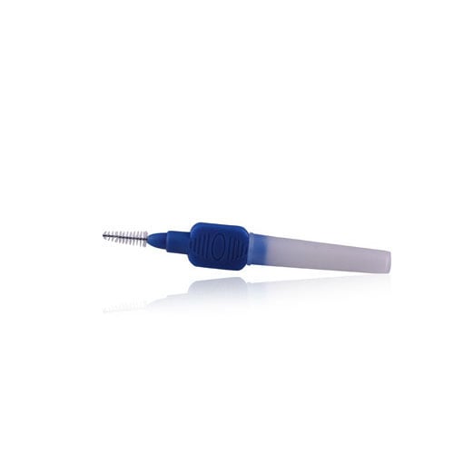 Allpro Interdental Travel Brushes, Tapered, Blue, 0.80mm/13mm, 36/Pkg, T-4-36