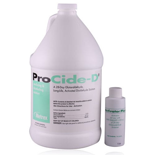 ProCide-D 2.5% Glutaraldehyde High-Level Disinfectant & Sterilant, 1 Gallon Bottle with Activator, 28-Day, #10-2860