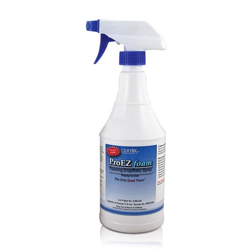 Spec Clean Foam Enzyme Cleaner (formerly ProEZ) 24 oz Trigger Spray Bottle, PREZF240