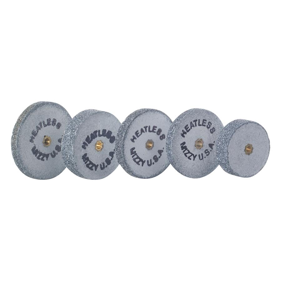 Keystone Mizzy Heatless Wheels #12, White, 3/32" x 5/8", Pack of 50, 6151200