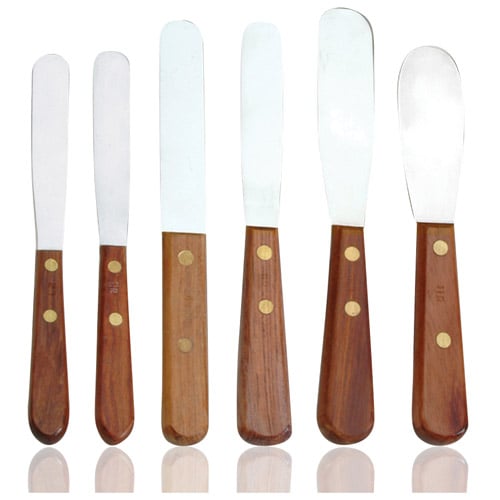 Vista Apex #8R Spatula, Wood Handle, Stainless Steel Blade, VIS-105080