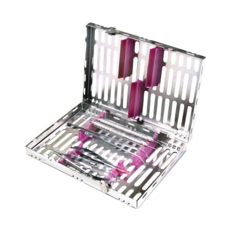 Hu-Friedy Allen/Johnston Suture Removal Kit with Small Purple Cassette and 5 Instrument Rails