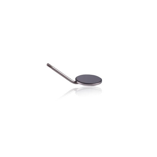 Dental City Stainless Steel Mouth Mirror Heads, Size 6, Simple Stem, Front Surface, 12/Box