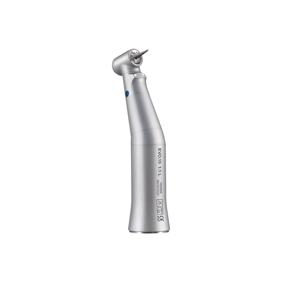 Bien Air EVO.15 CA 1:1L Micro-Series Low Speed Electric Contra Angle Handpiece, 1600938-001