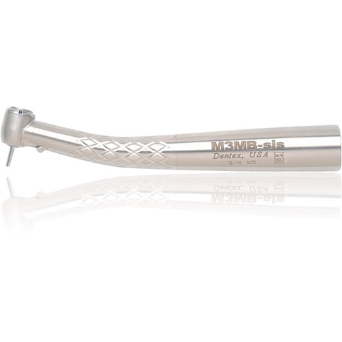 Microtech Dentex Standard Head High-Speed Handpiece, Fiber-Optic Push Button, M3MB-SLS