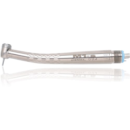 Microtech Dentex High-Speed Handpiece, Single Port, Standard Head, Push Button, Fixed Back, M1-S