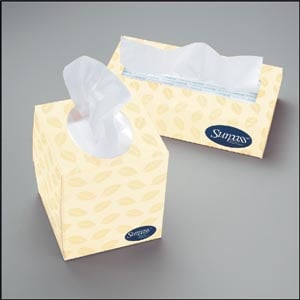 Kimberly-Clark Surpass Facial Tissue, 2-Ply, 100 Sheets/Box, 30 Boxes/Case, 21340