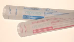 Crosstex Self-Sealing Autoclave Bags, Paper, 2.5" x 1.5" x 10.5", 1000/Box, OC