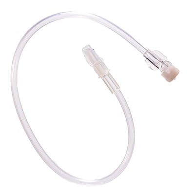 Exel IV Extension Set, 12", Luer Lock/Slip, Sterile, Latex-Free, 100/Case