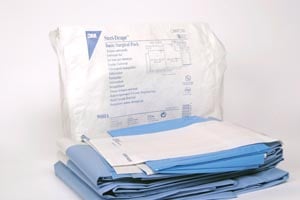 3M Steri-Drape Basic Surgical Pack 9000A, 7/Box