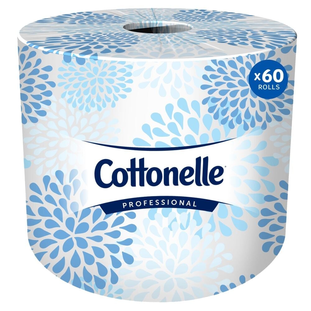 Kleenex Cottonelle Professional Standard Roll Toilet Paper, 2-Ply, White, 451 Sheets/Roll, 60 Rolls/Case, 17713