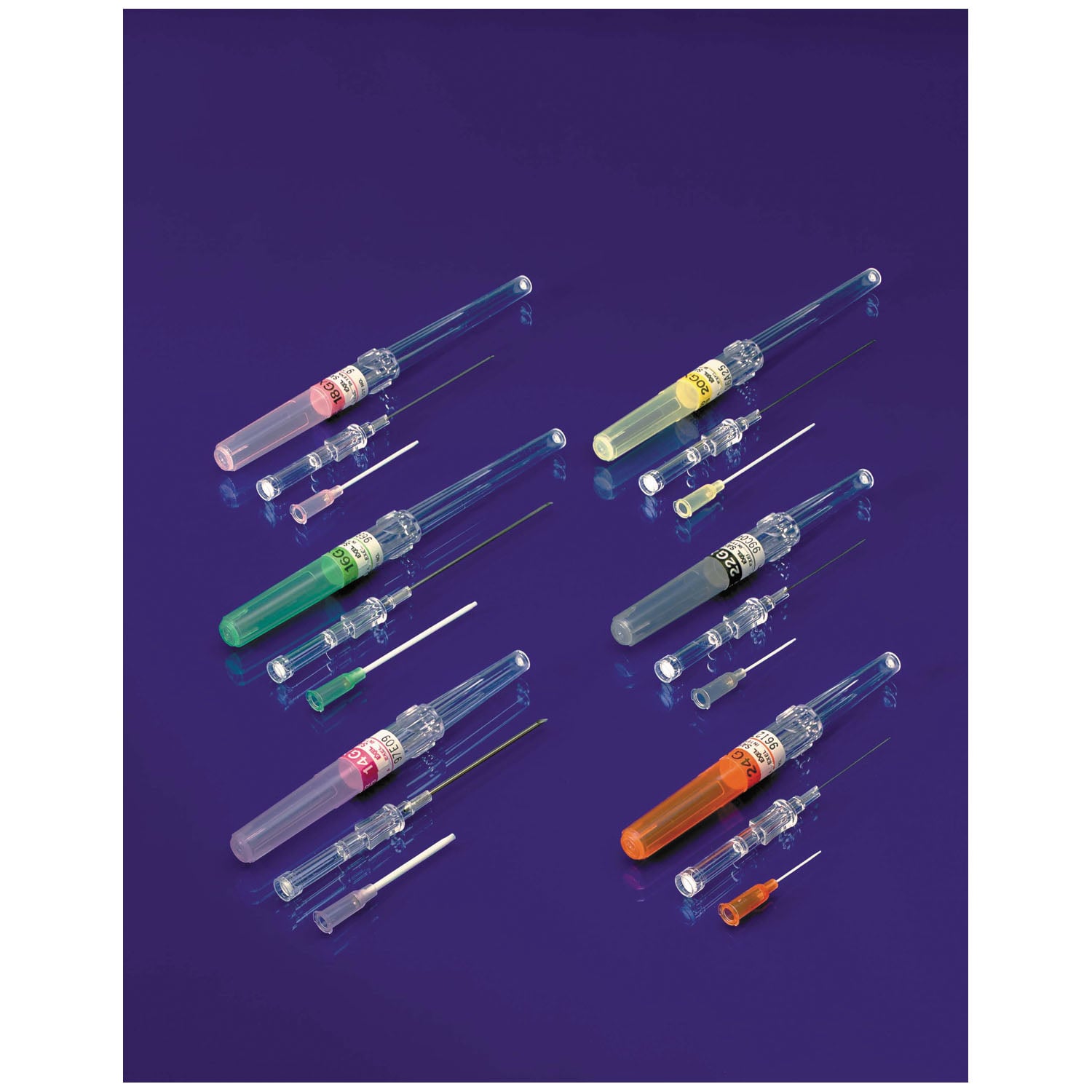Exel Safelet IV Catheter, 24G x 3/4", Sterile, Latex-Free, 50/Box, 26751