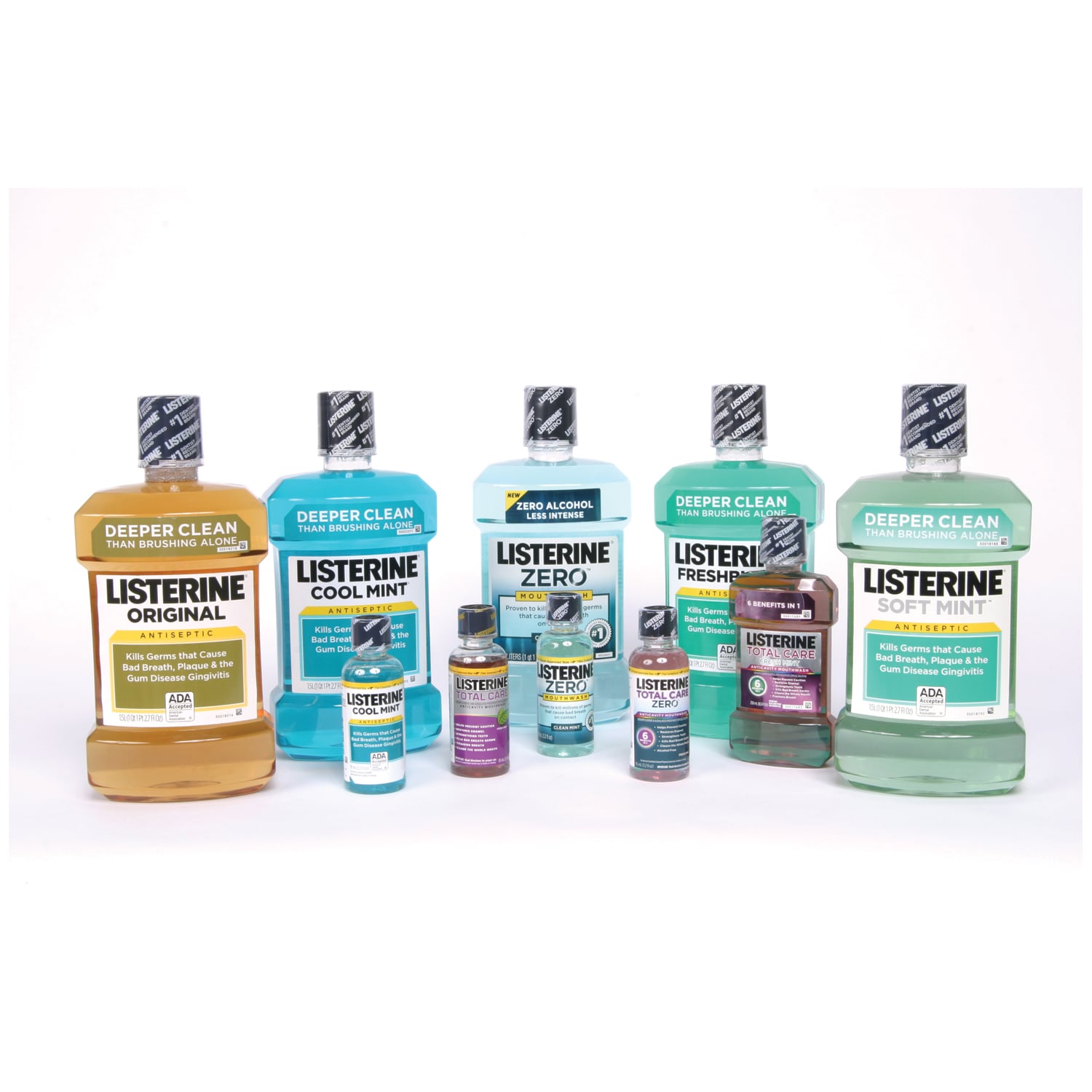 Listerine Fresh Burst Mouthwash, 1.5 Liter, 6/Case, 42855