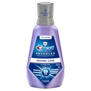 Crest Pro-Health Advanced Enamel Care Mouthwash, Alcohol Free, Fresh Mint, Purple Rinse, 1L, 6/Case, 80325105