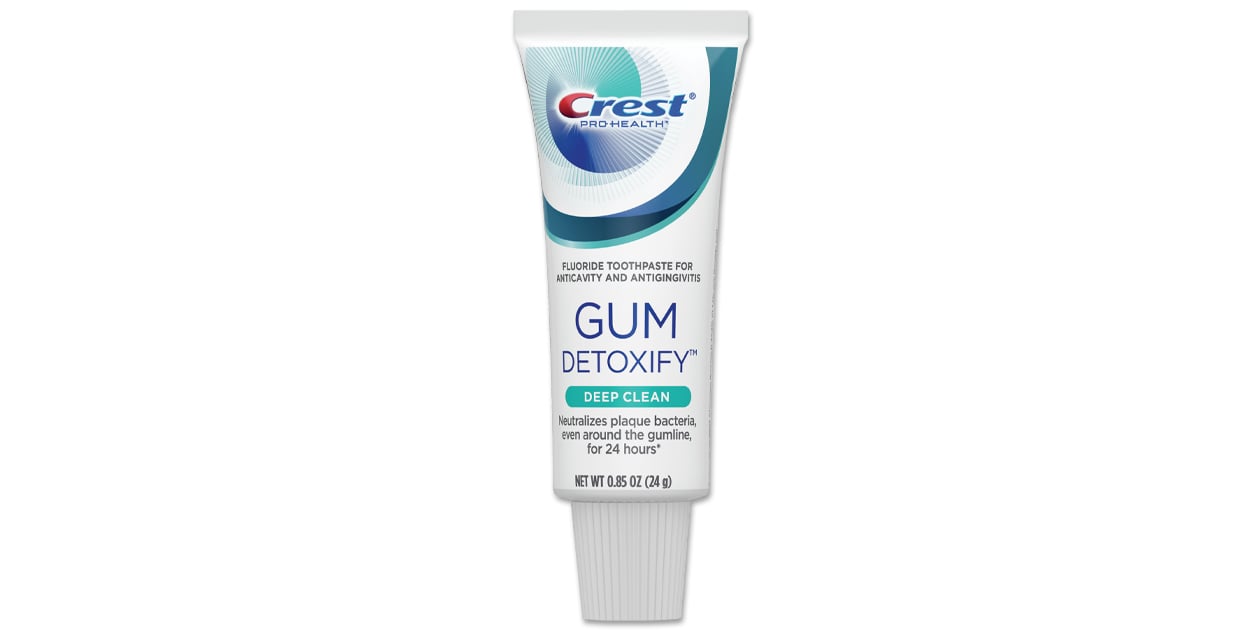 Crest PRO-HEALTH Gum Detoxify Toothpaste, Cool Mint, 0.85 oz Tube, 72/Case