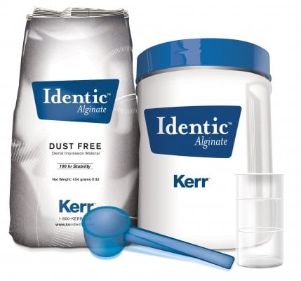 Identic Alginate Dust-Free Fast Set Cinnamon Scent 1lb Case of 9