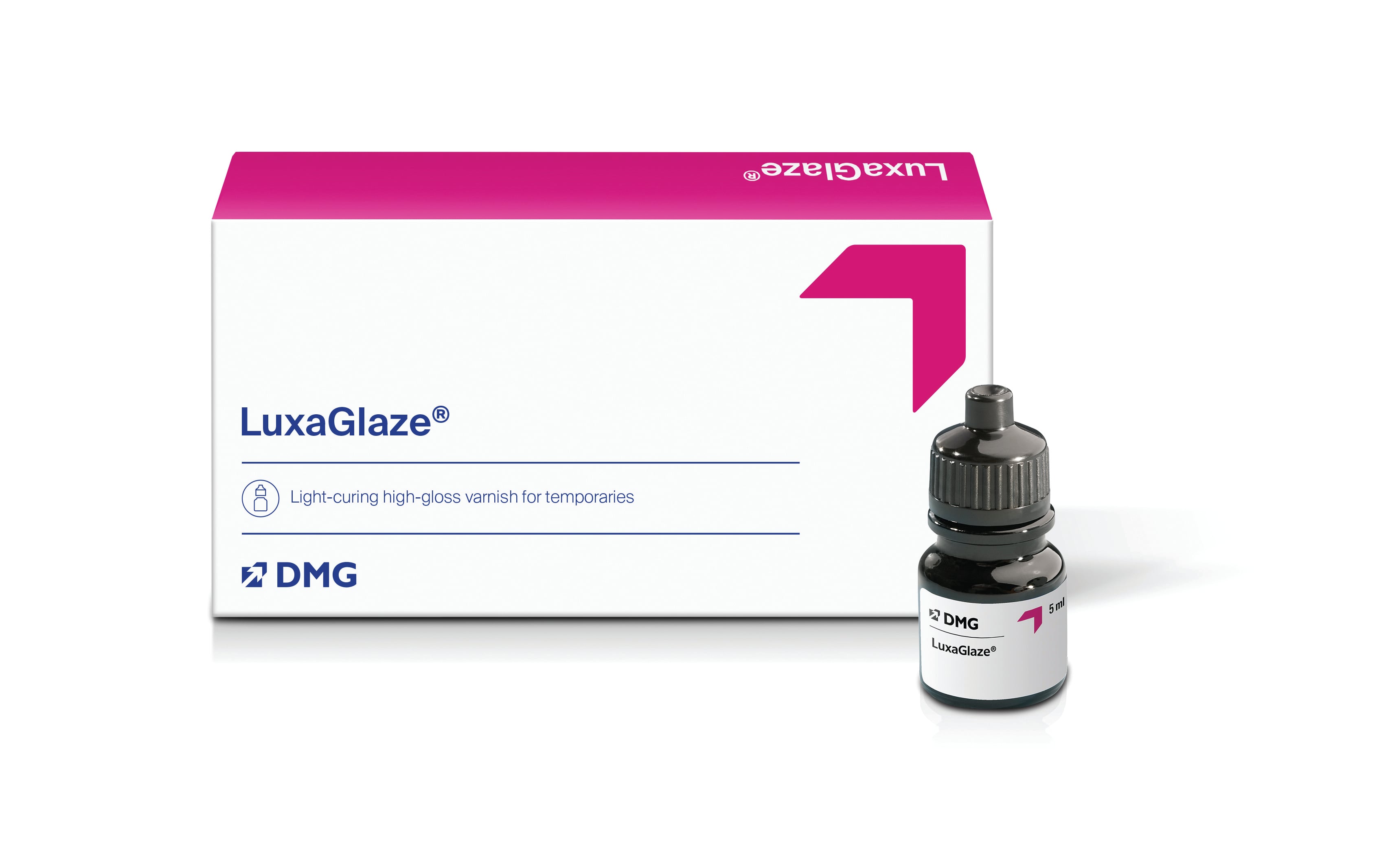 LuxaGlaze Light-Curing High-Gloss Varnish Kit, 5ml, 1/Pk, 212075
