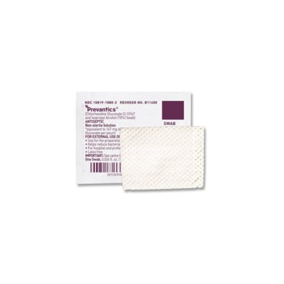 PDI Prevantics Swab Pad, 3.15% Chlorhexidine Gluconate & 70% Isopropyl Alcohol, 1mL, B10800