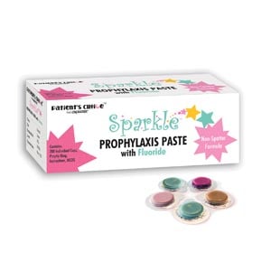 Crosstex Sparkle Prophy Paste with Xylitol, Medium Grit, Berrylicious Assorted, 200/Box, UPMB