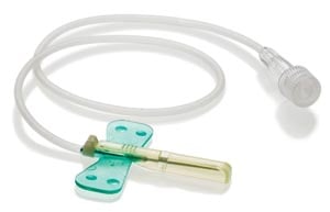 Terumo Surflo Winged Infusion Set, 23G x 3/4", 12" Tubing, 50/Box, 3SV-23BLK