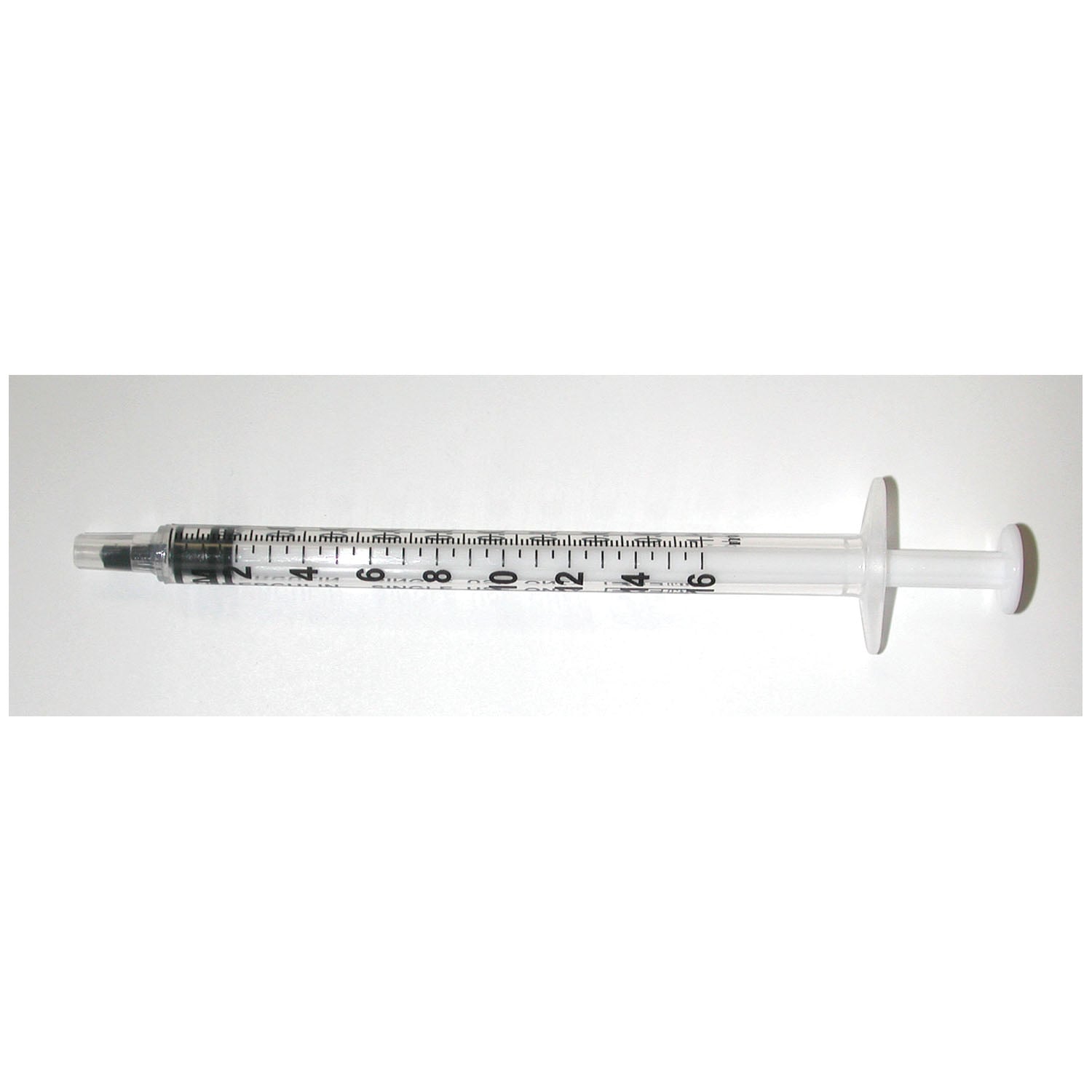 Exel Tuberculin Syringe Only, 1cc, Low Dead Space Plunger, Luer Slip with Cap, Sterile, 100/Bx, 26048