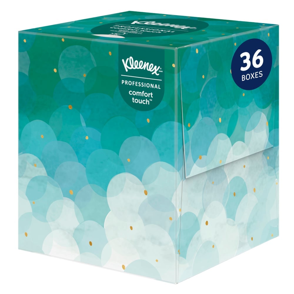 Kleenex Boutique Facial Tissue, 8.4" x 8.6", White, 2-Ply, 95 Sheets/Box, 36 Boxes/Case, 21270