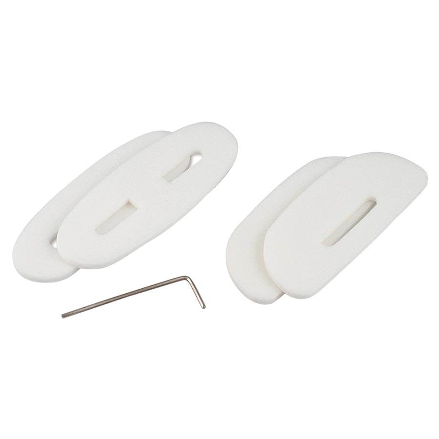 Ortho Facemask Replacement Wrench Pad Kit, White, 550-RK2