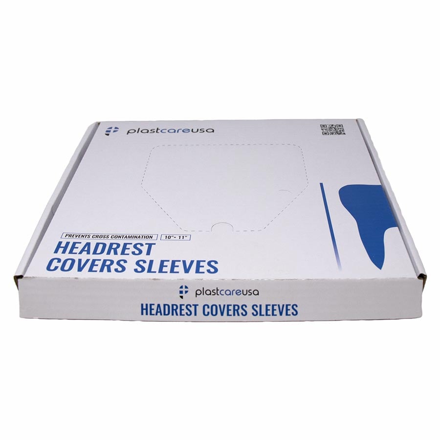 Choice All Poly Headrest Covers, 10x11, Clear, 250/Box