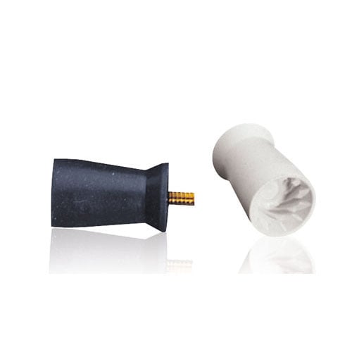 Young Dental Turbo Prophy Cups, Soft Ribbed, Screw Type, Gray, 144/Bg, 052101
