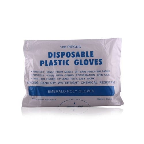 Emerald Embossed Overgloves, Small, Textured, Poly, 100/Bag, 4090