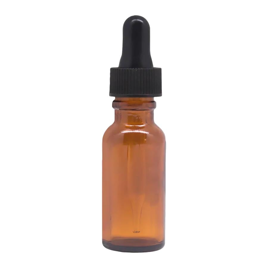 Dukal Dropper Bottles, 0.5oz, Amber, 12/Box, 9030