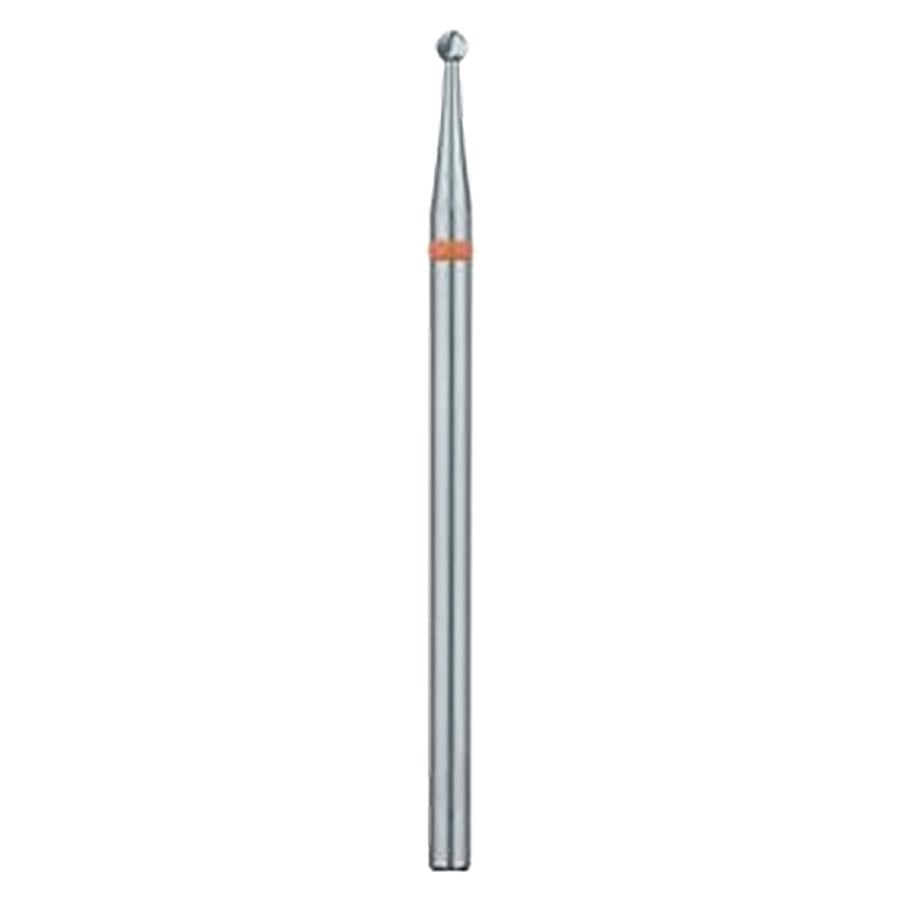 Meisinger Steel Bur, Stainless Steel, Round, 1.8mm, US #6, HP Shank, 10/Pack, 1RF-018-HP