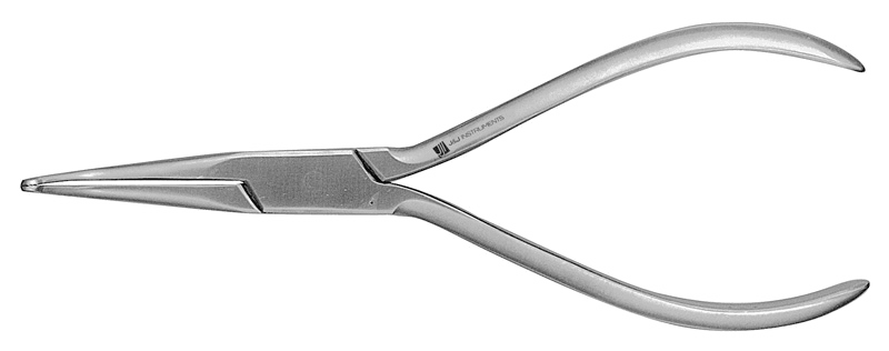 J&J Instruments How Plier #111, Curved, Orthodontic, 09-111
