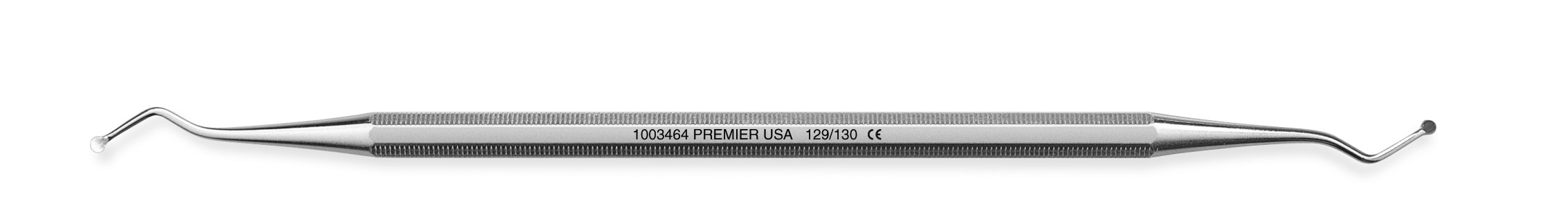Premier Excavator, Double-End, Octagonal Handle, #129/130, 1/Pk, 1003464