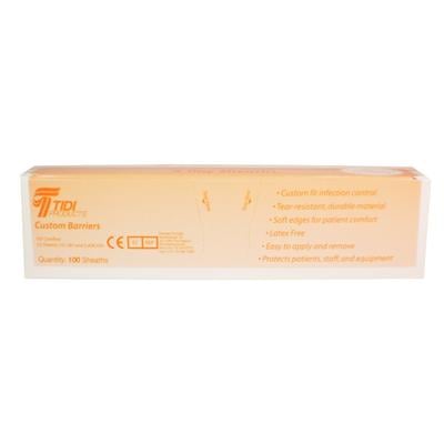 TidiShield Custom Digital X-ray Sensor Sheaths, for Carestream 6100 (Kodak) & Schick CDR Elite, Size 0, Latex-Free, 500/Box, 20977