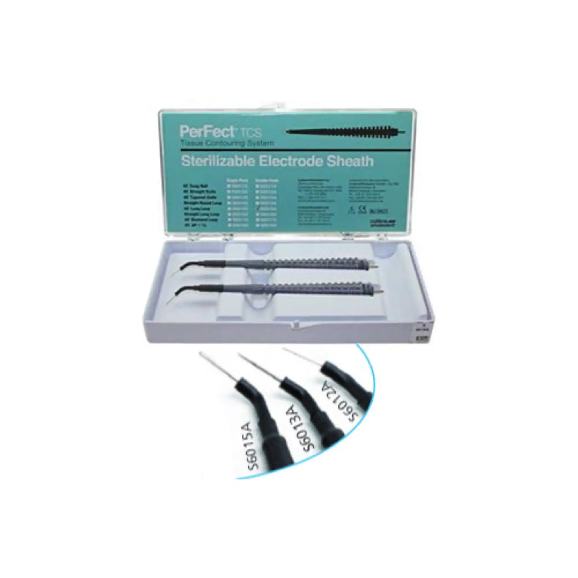PerFect TCS II 45° Long Loop Sterilizable Electrode Sheaths, 2/Pkg, S6015A