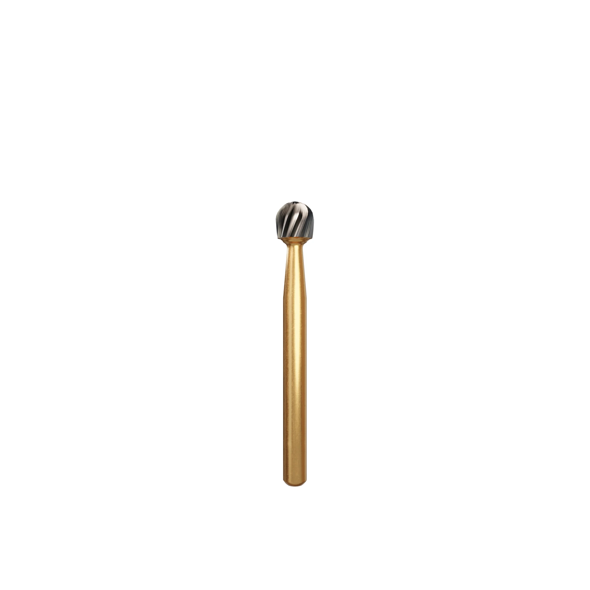 Alpen Operative Trimming & Finishing Carbide Bur, FG, Round, #7009, 12-Blade, 2.7 mm, 5/Pk, R707009