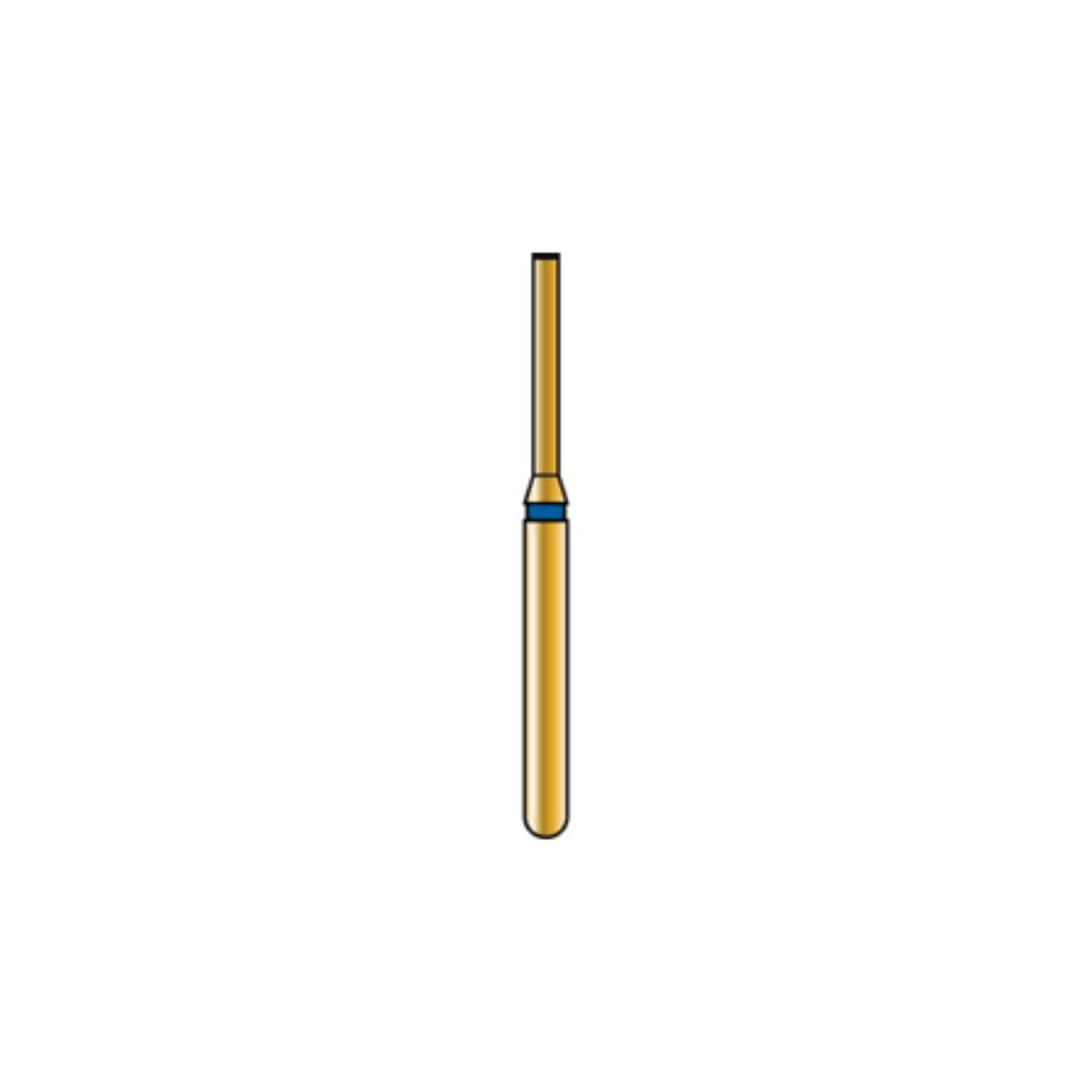 Alpen Multi-Use Diamond Bur, FG, End Cutting, #839, 1.0 mm, Fine, Red, 5/Pk, R839F010FG
