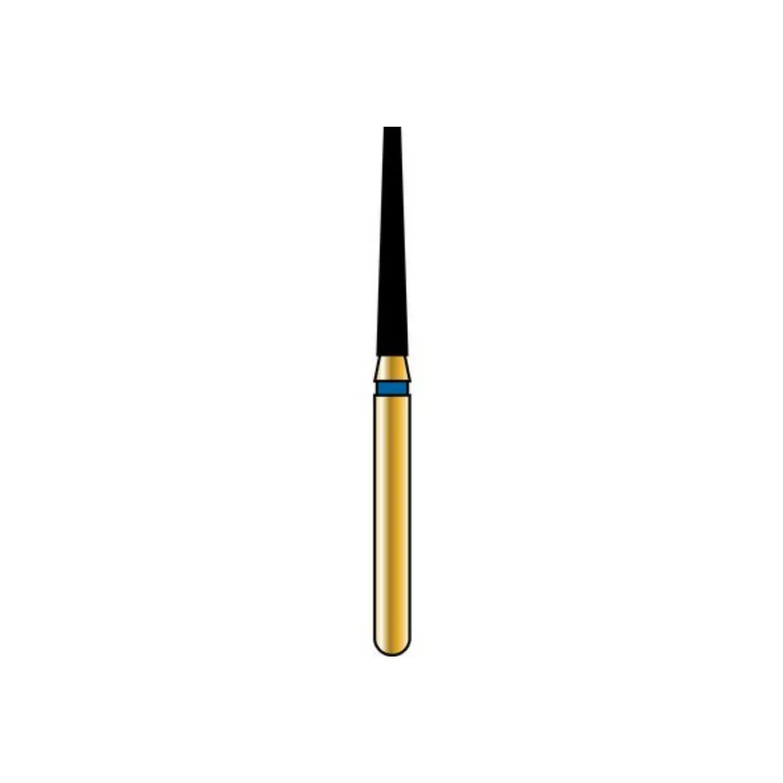 Alpen Multi-Use Diamond Bur, FG, #845R, Modified Shoulder Cylinder / Modified End Taper, 2.5 mm Diameter, 4.0 mm Length, Coarse Grit, 5/Pk, R845RC025FG
