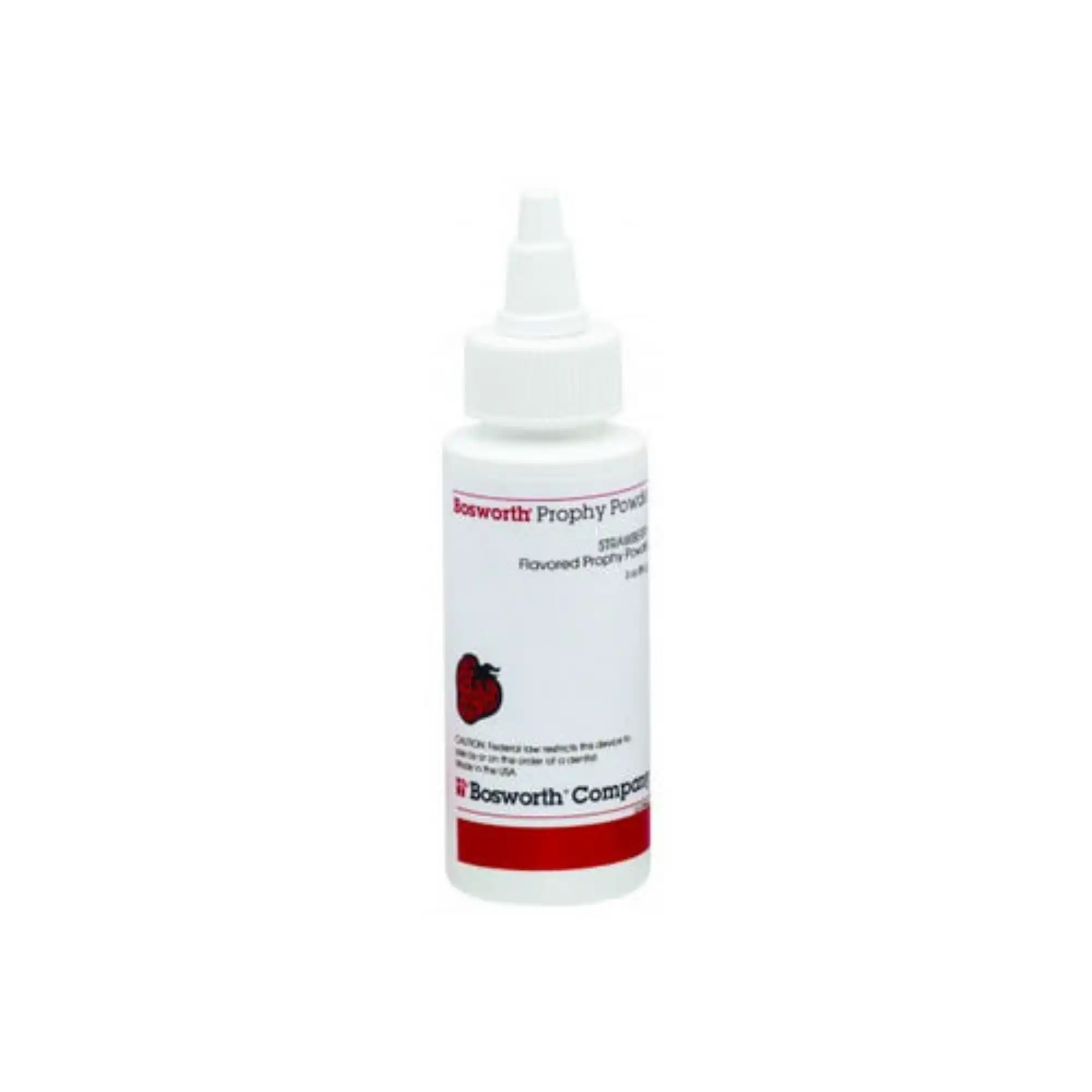 Keystone Bosworth Prophy Powder, Strawberry Flavor, Sodium Bicarbonate, 10 oz Bottle, 16630
