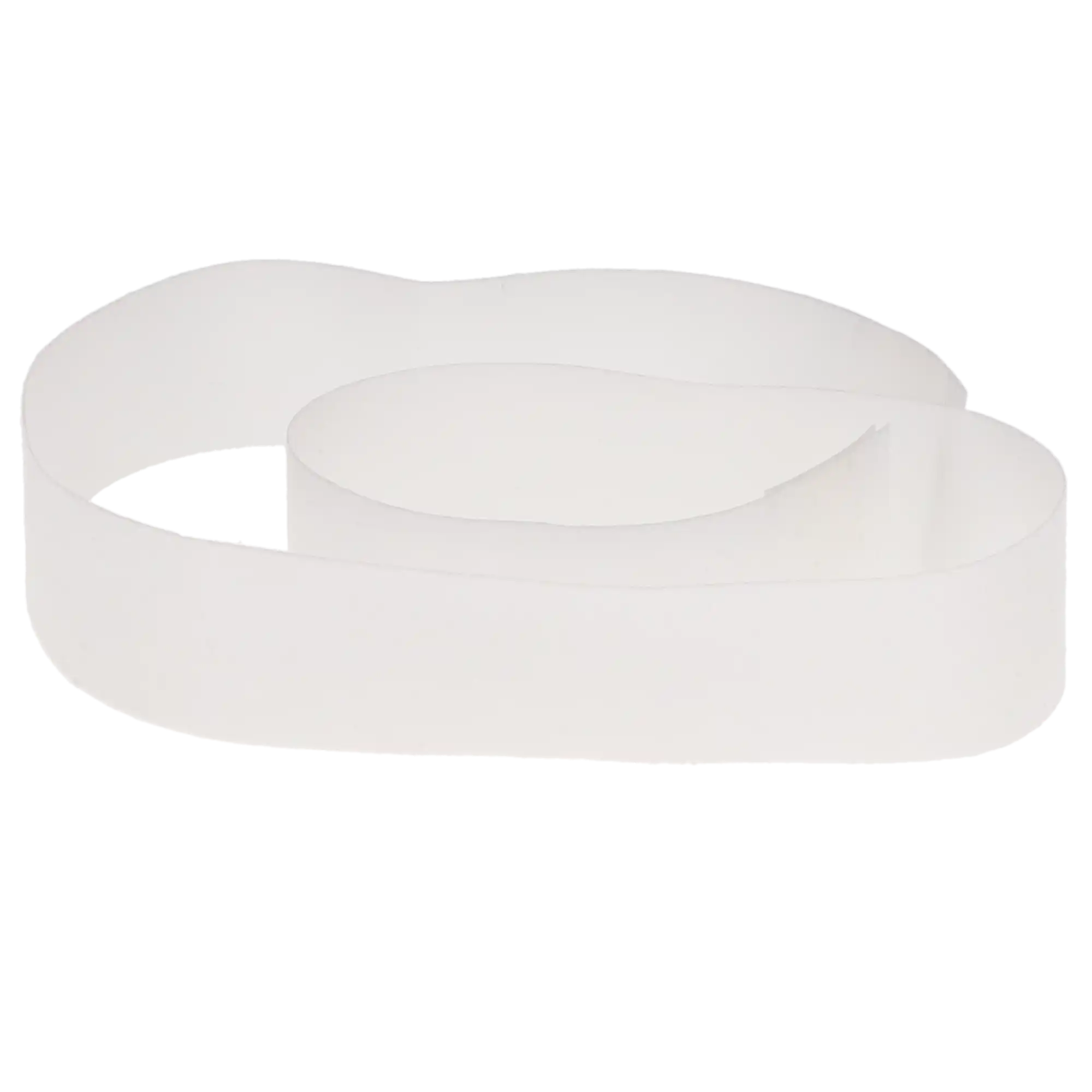 Plasdent Biband Disposable Bib Bands, White, Stretchable, Self-Adhesive, 17" Long, 250/Box, BIB-BND