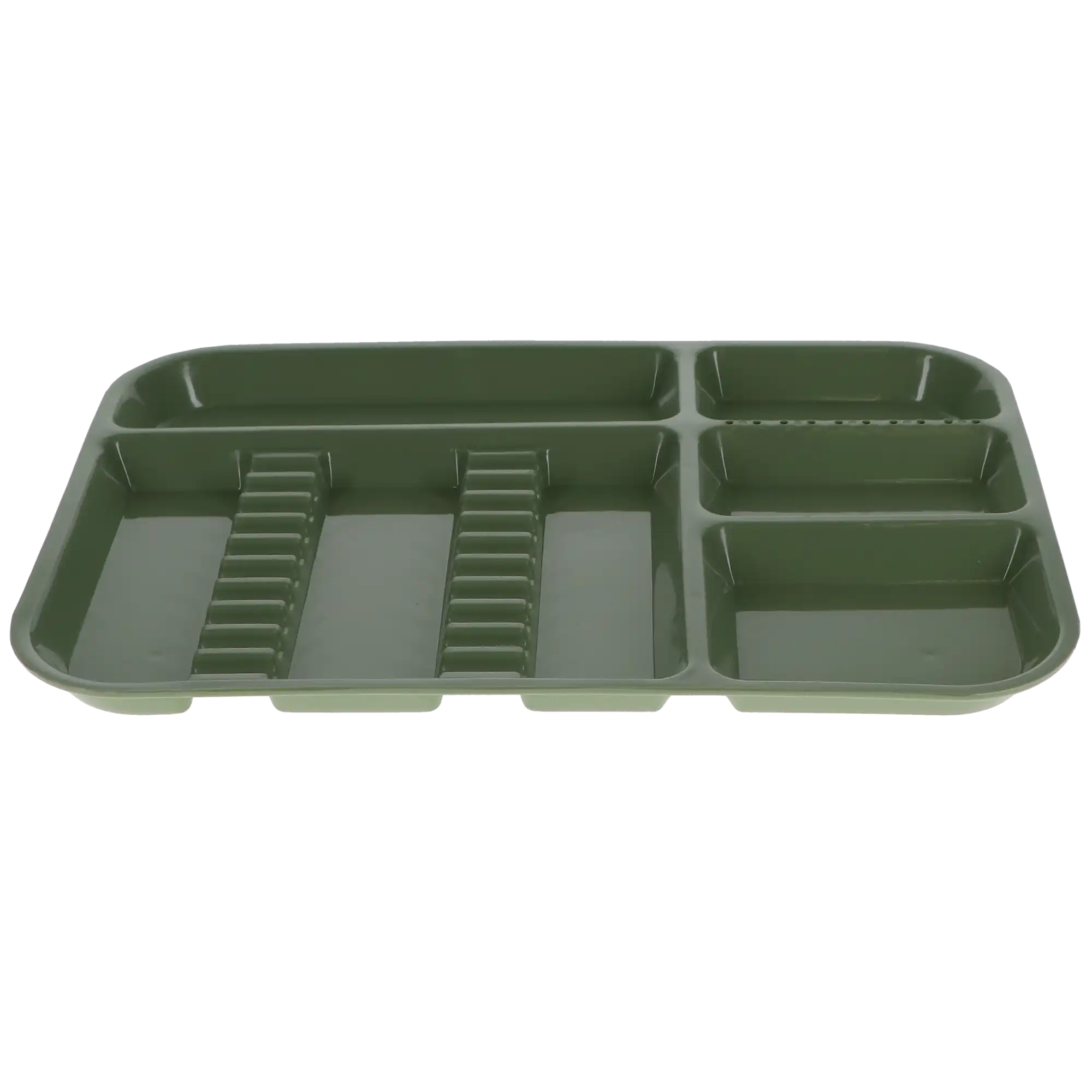 Plasdent Divided Set-Up Tray, Size B (Ritter), Green, 13-1/2" x 9-5/8" x 7/8", 1/Pk, 300BD-4