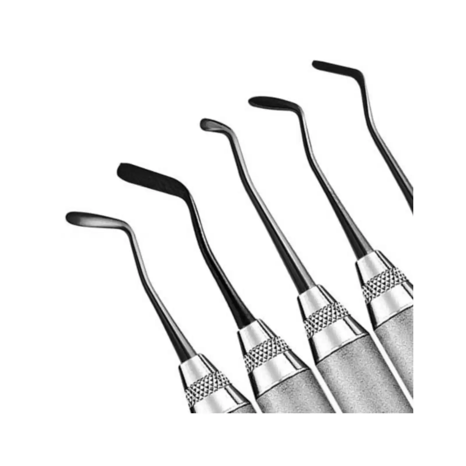 Hu-Friedy Satin Steel XTS Composite Instruments Anterior Kit, #6S Smooth Satin, 5 Pieces, TNANTKIT