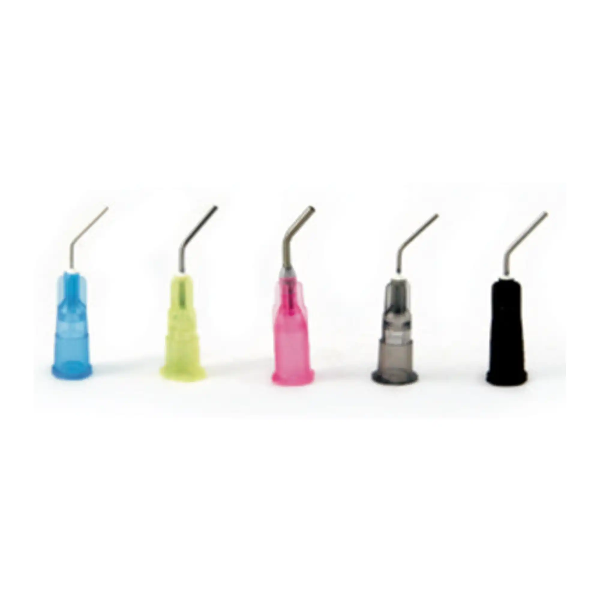 Quala Pre-Bent Needle Dispensing Tips, 19 Ga, Black, for Flowable Composites and Sealants, 100/Pk, Q-1229