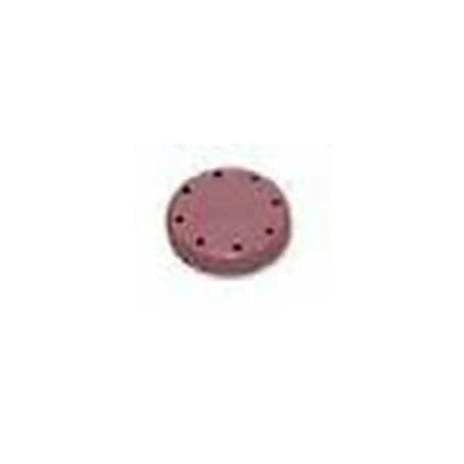 Plasdent Magnetic Bur Block, 7-Hole Small Round, Mauve, 1/Pk, 400BS-10
