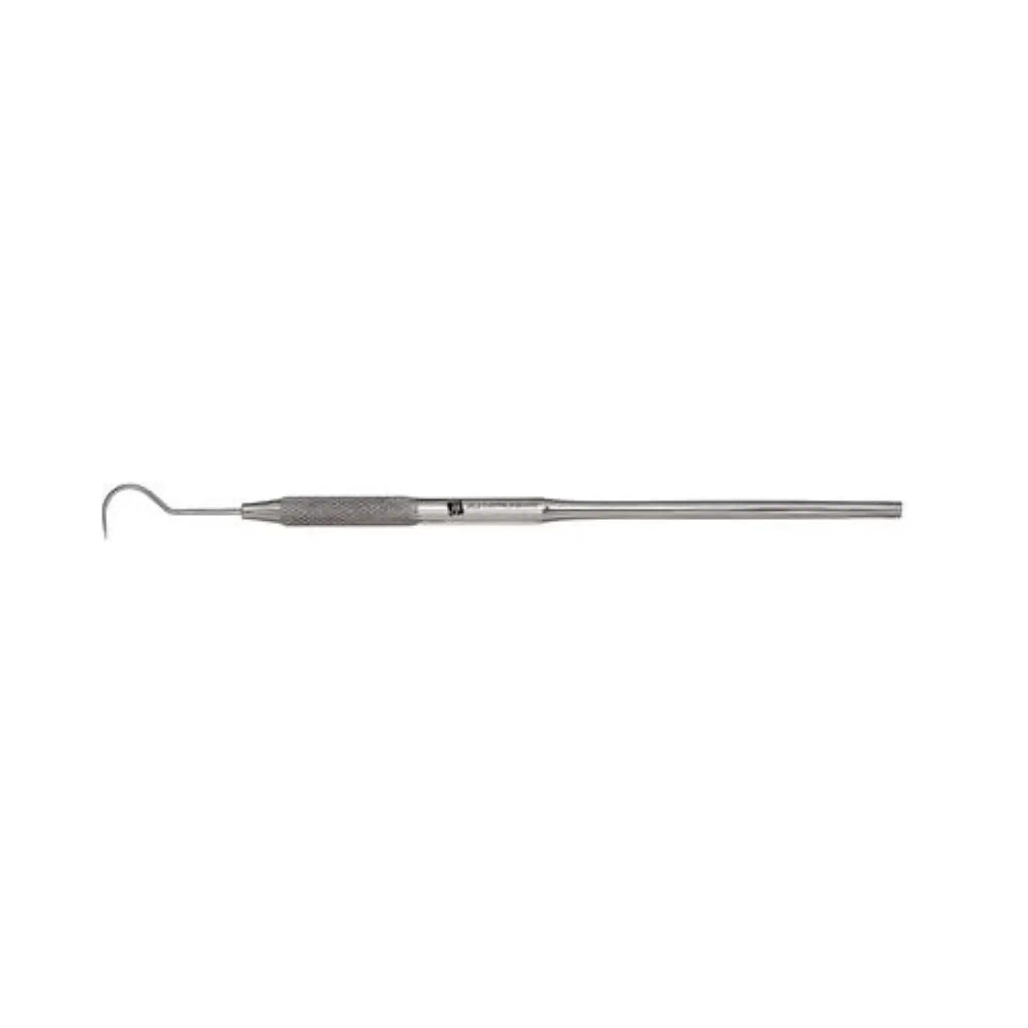 J&J Instruments #23 Single End Explorer, Shepherd's Hook, Regular/Hollow Handle, 04-923