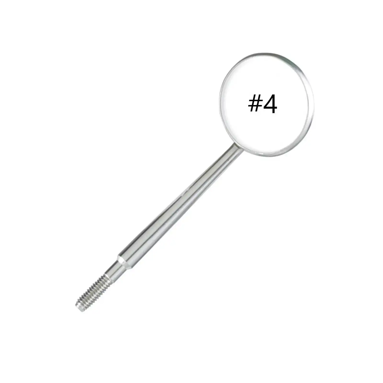 Nordent Front Surface Mirror Head, Simple Stem #4, 7/8" Diameter, 12/Pk