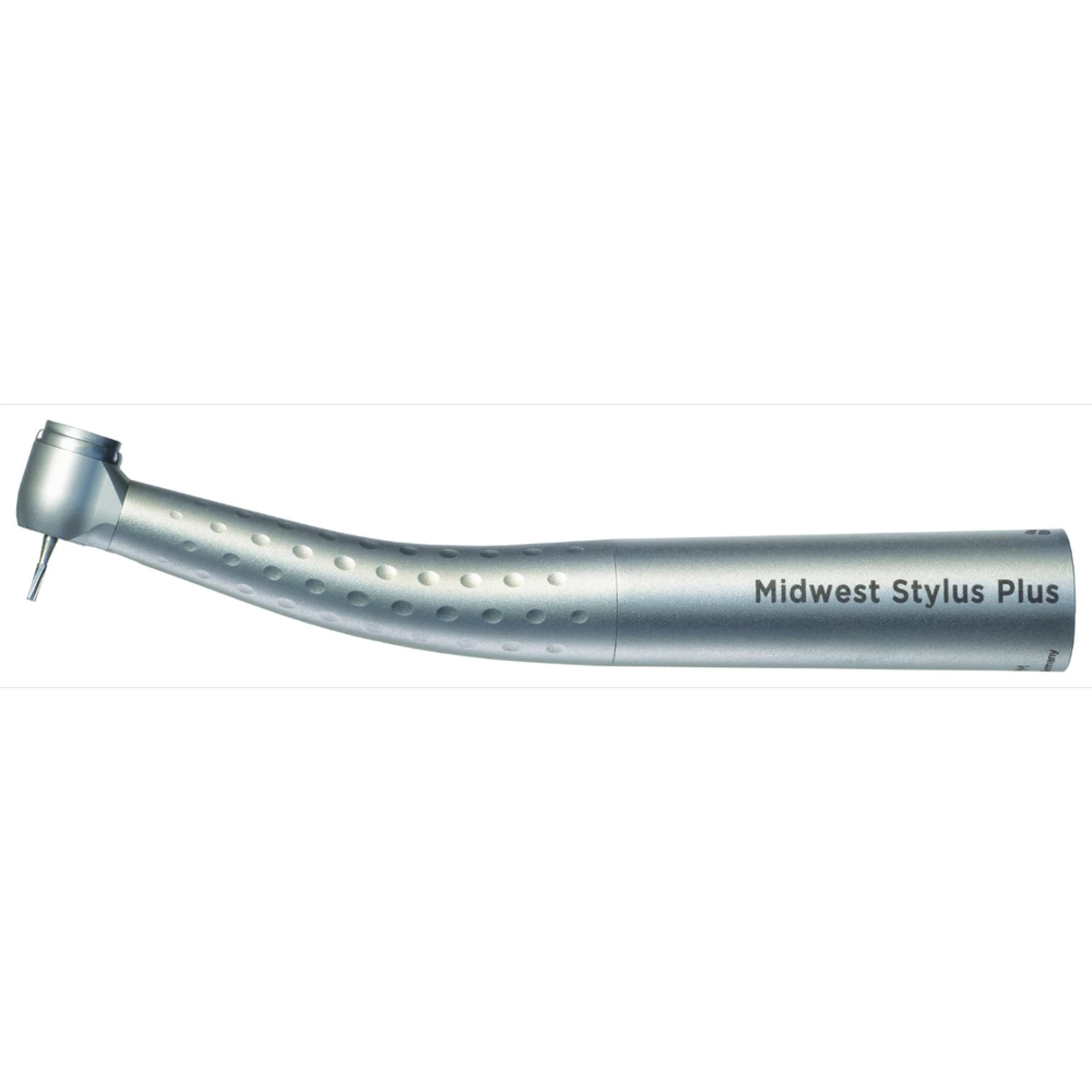Dentsply Sirona Midwest Stylus Plus High-Speed Air Handpiece, Midwest Backend, Fiber Optic, Autochuck, Quadruple Spray, 792400
