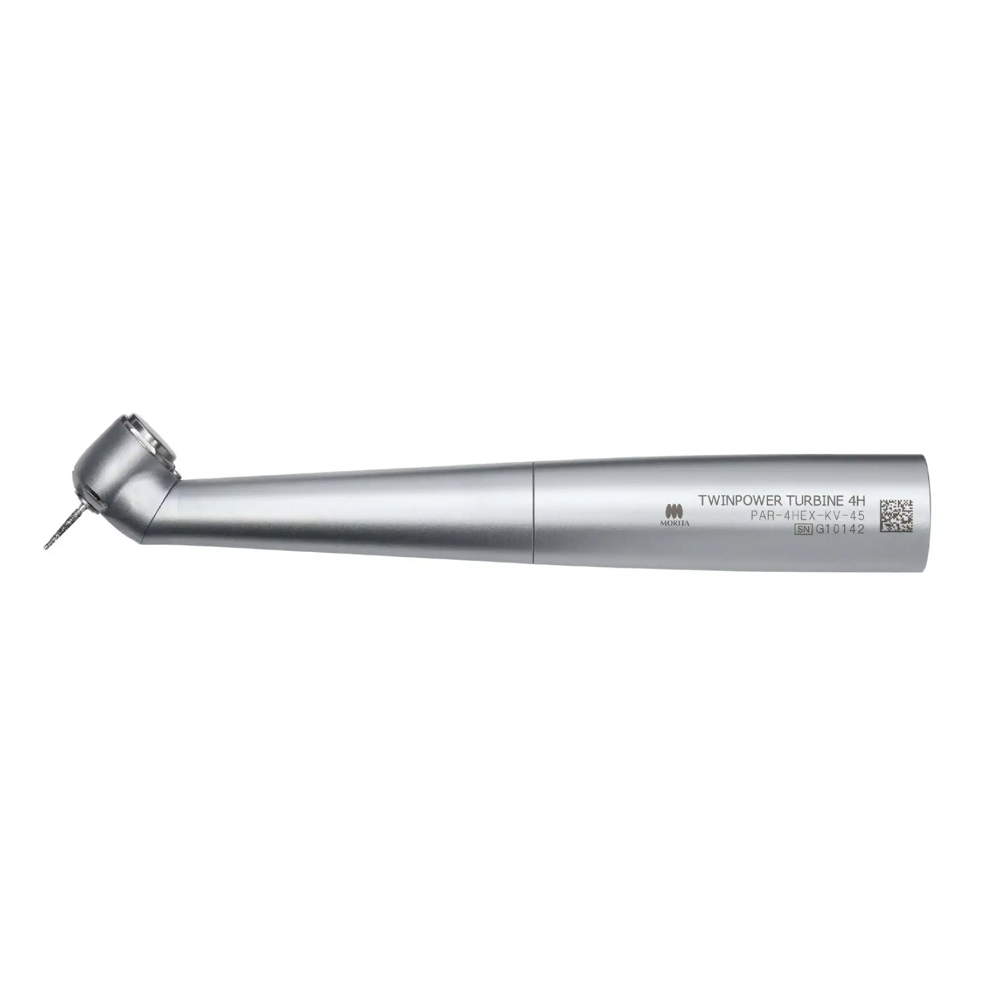 J Morita TwinPower Turbine 45 High-Speed Handpiece, Non-Optic, 4H, 45° Angle, KaVo MULTIflex LUX Compatible, PAR-4HEX-KV-45