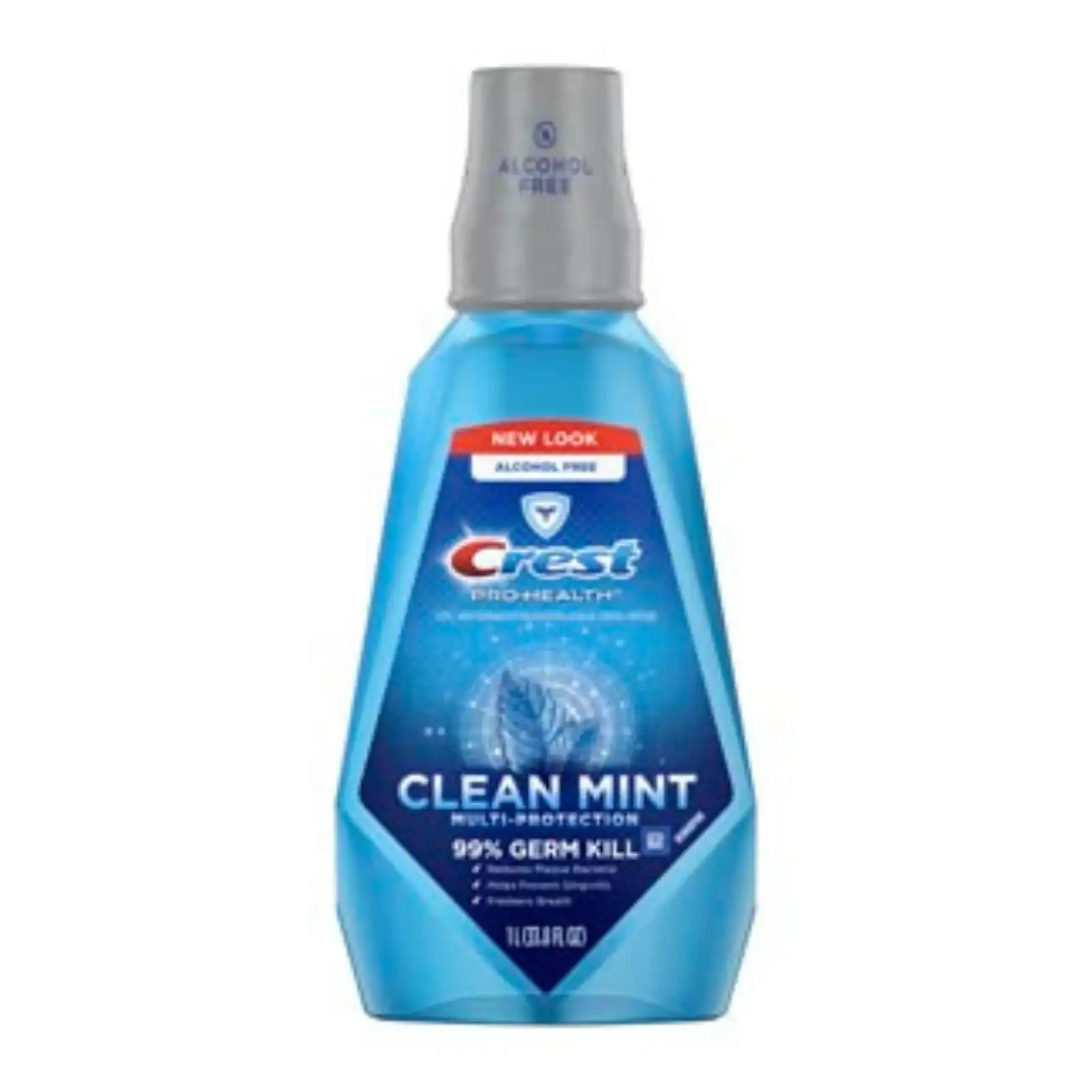 Crest Pro-Health Multi-Protection Clean Mint Mouthwash, Alcohol Free, 1 L Bottle, 6/Case, 80325110